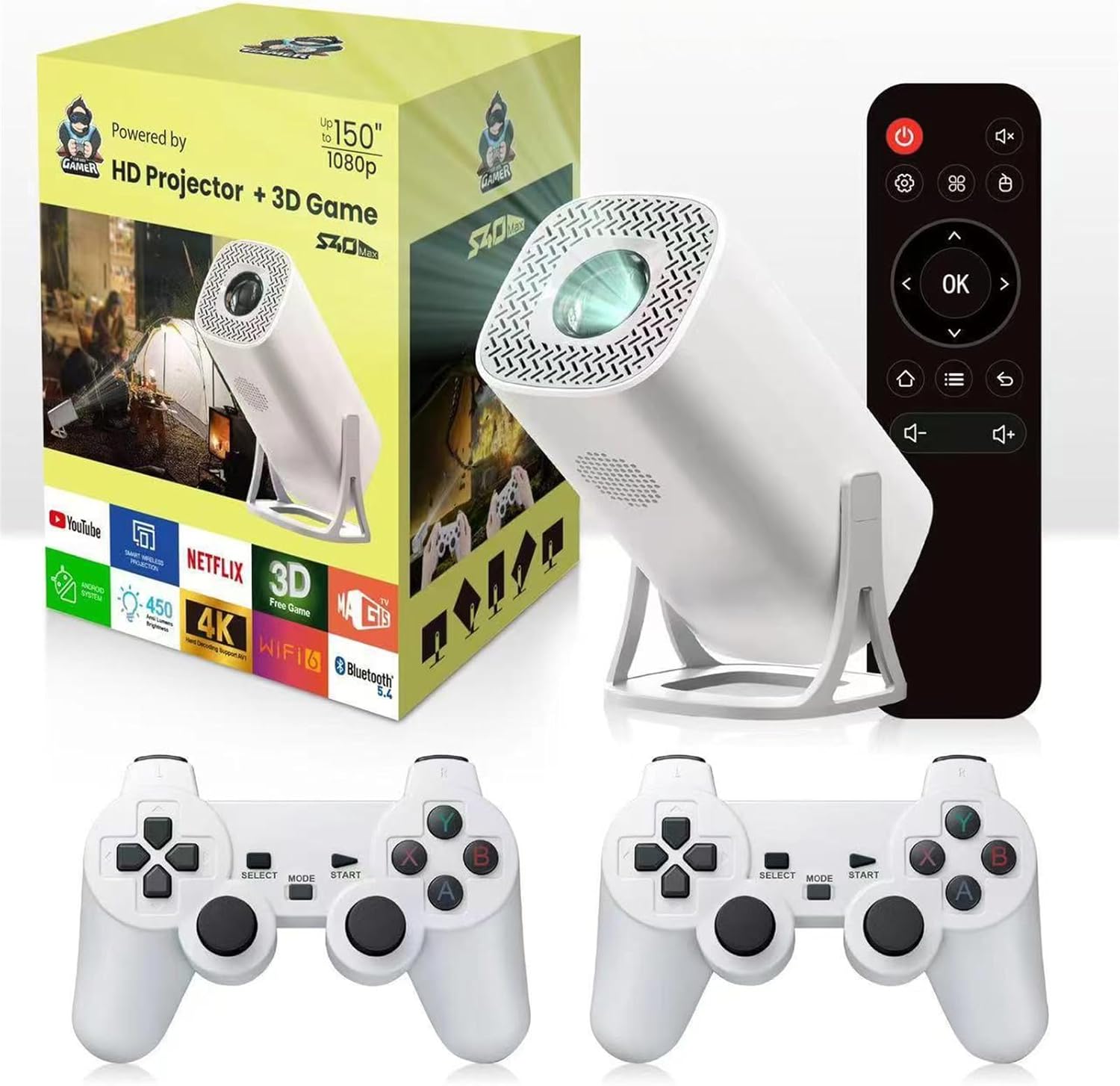 Proyector Gamer S40 Max