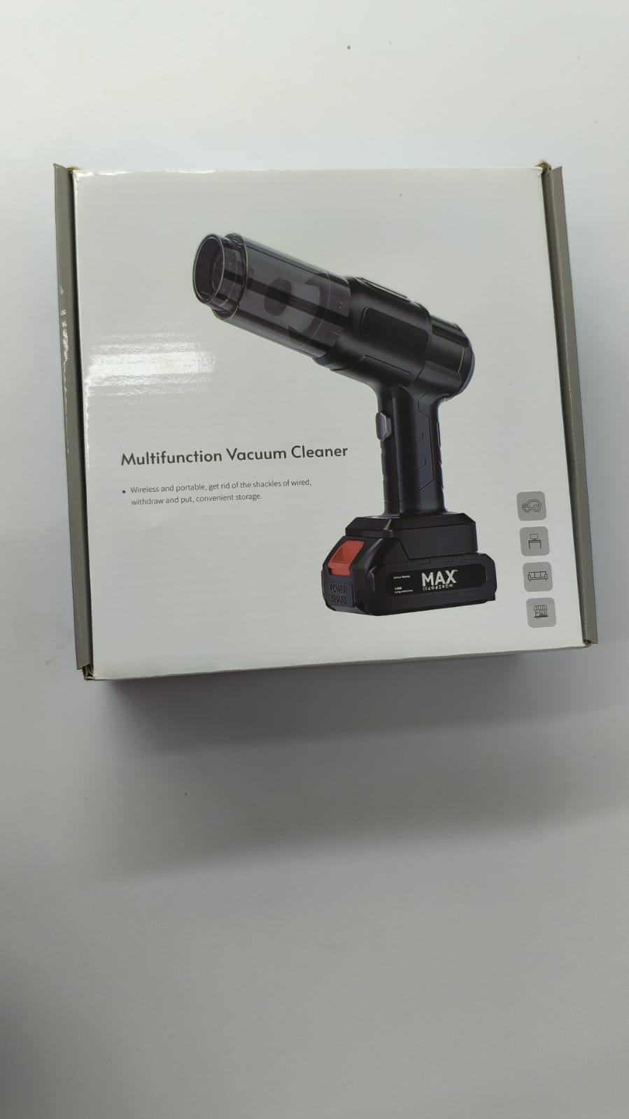 Aspiradora portátil de 120 W recargable