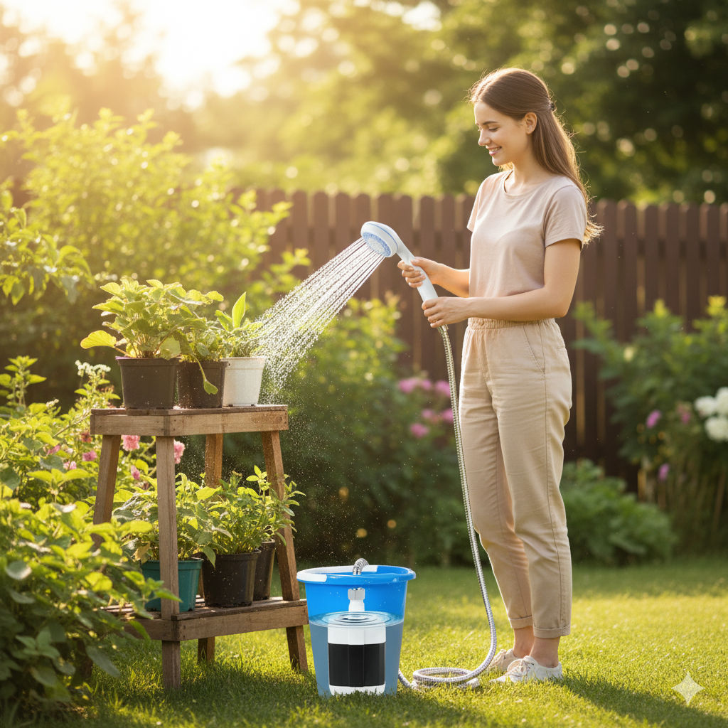 Ducha Portátil Recargable