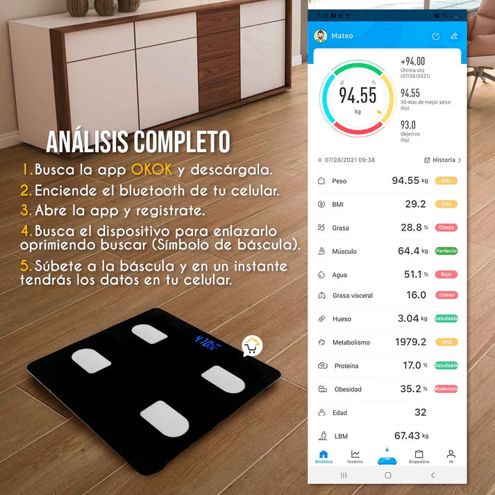 Báscula Inteligente a Bluetooth